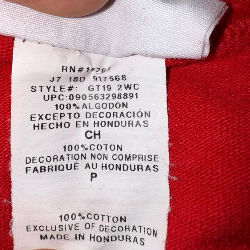 Champion Red Logo Shirt Size S - Picture 6 of 8